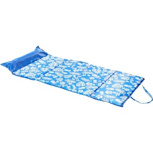 image:imageAqua 3in1 Fold amp Go Tanning Pool Float Mat and Tanning Pool Lounger  Padded Mat for Land or Water with Carry Strap  Multiple Colors